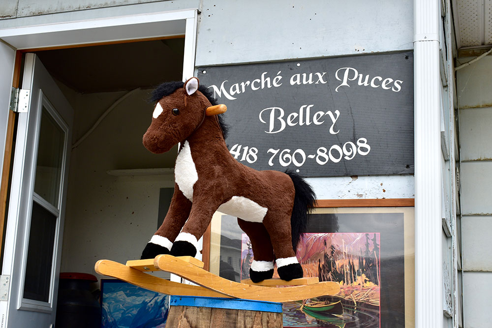 Marche aux puces Belley Baie-St-Paul Charlevoix