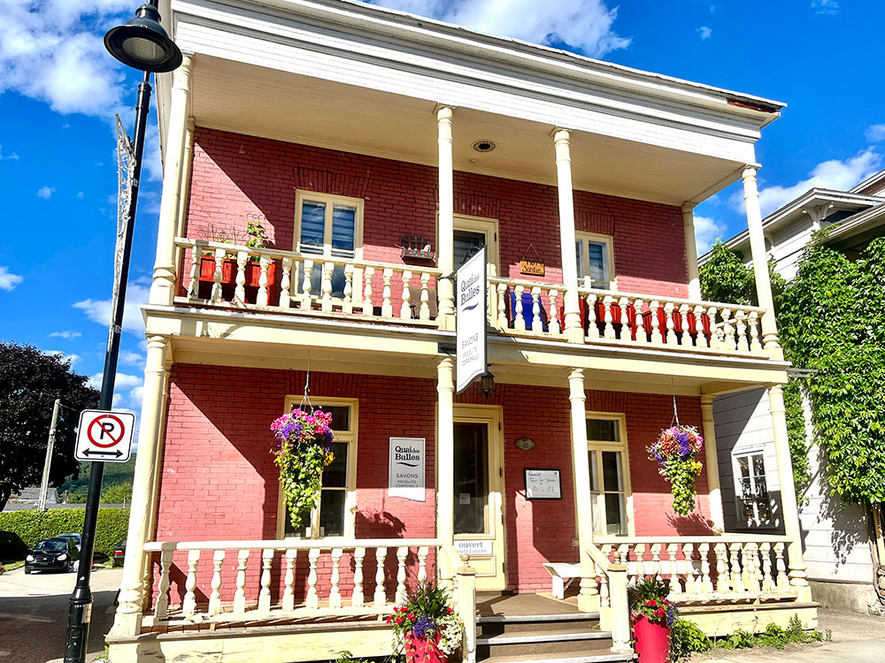 Quai des Bulles Charlevoix Baie St Paul savons boutique