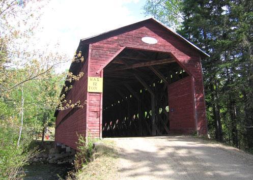 Pont Couvert de Saint Placide Baie Saint Paul Quebec